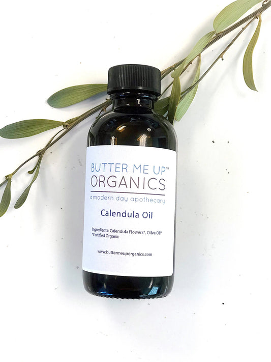 Pure Calendula Oil for Skin Benefits and Natural Goodness Butter Me Up Organics
