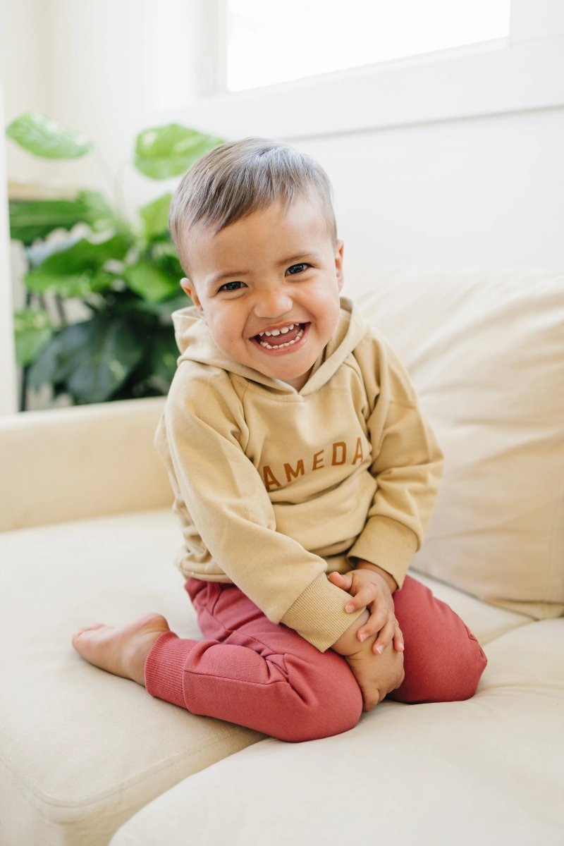 Little Joy Co. Camel Gameday Hooded Sweatshirt for Everyday Comfort - Everetts Place Boutique - 