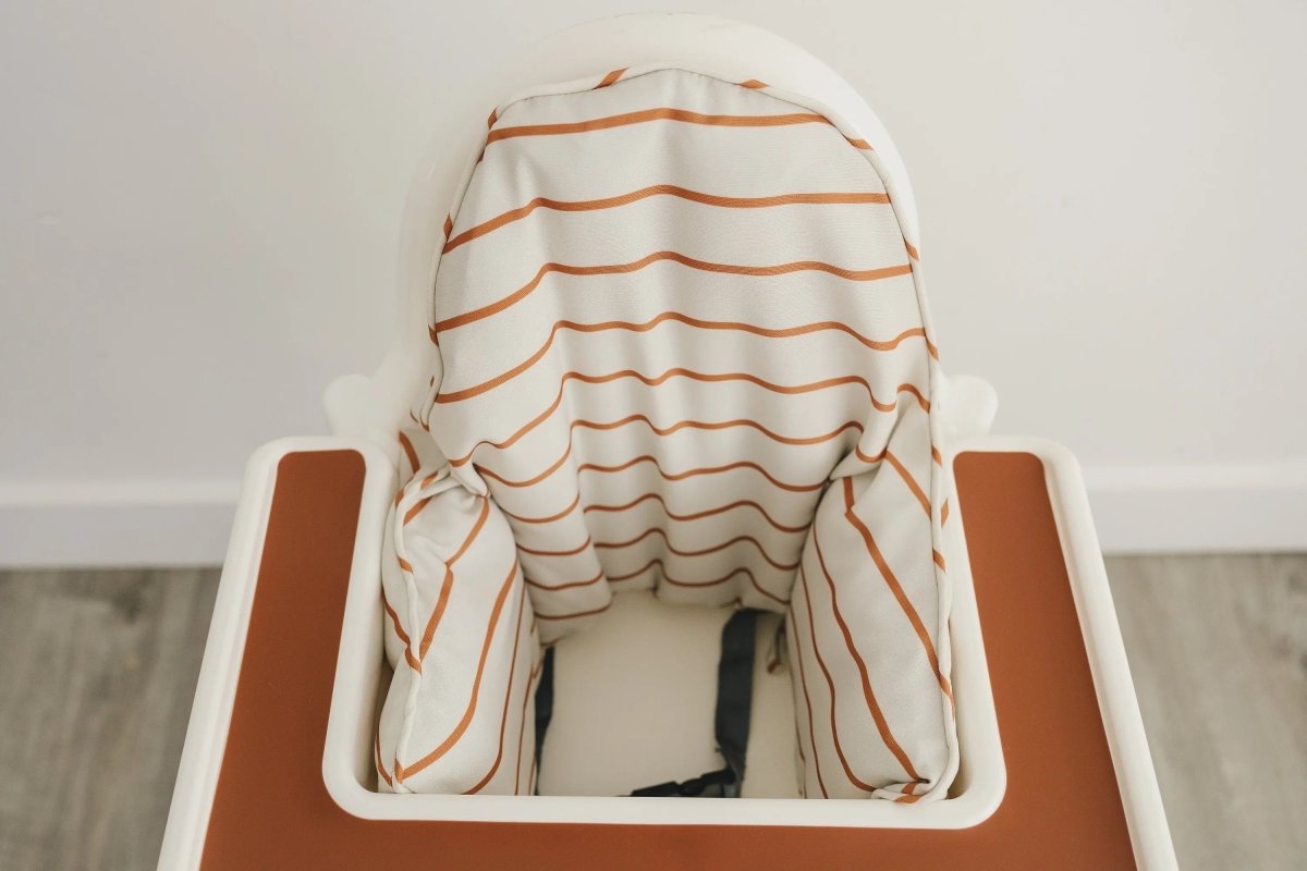 Little Joy Co. Camel Stripe Cushion Cover For IKEA Antilop Highchair - Everetts Place Boutique - 