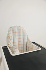 Little Joy Co. Camel Windowpane Cushion Cover for IKEA Antilop Highchair - 