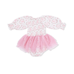 Angel Dear Cameo Ballet Shoes - Long Sleeve Smocked Bubble with Tutu - 