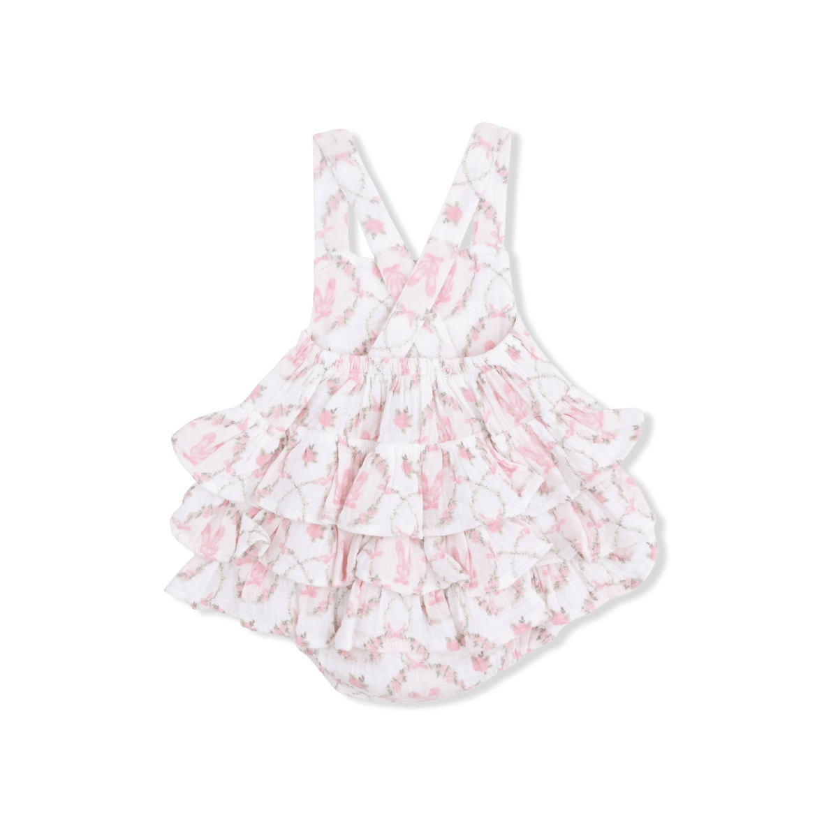 Angel Dear Cameo Ballet Shoes - Ruffle Sunsuit - 