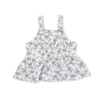 Angel Dear Camille Floral - Peplum Tank with Smocked Waist Pant - 