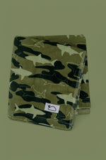 DREAM BIG LITTLE CO Camo Shark Dream Towel 31.5x63 Inch Cotton Beach TowelEveretts Place