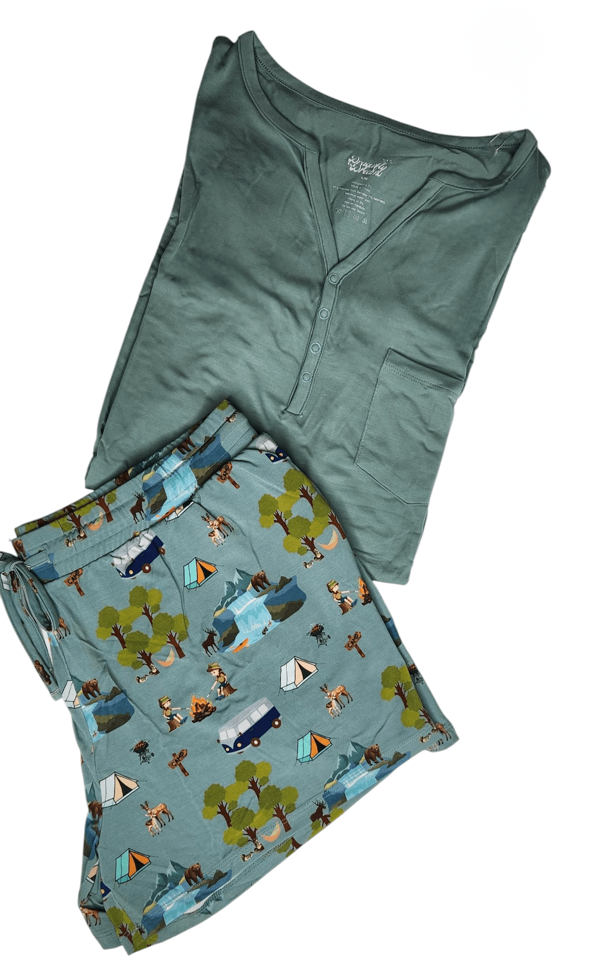 Camp Cozy Women's Pajamas - Nightwear, Pajamas, Boardshorts, Bermuda shorts, Pocket | Everetts Place