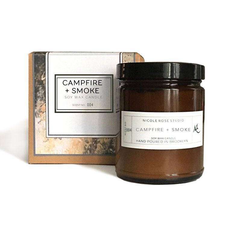 Campfire + Smoke Soy Wax Candle - Everetts Place: Online Boutique - Diffusers, Oils & Candles