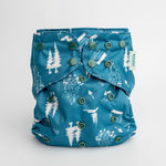 Nature: Essentials Pocket Cloth Diaper with Athletic Wicking Jersey, Grows with your Baby - Everetts Place Boutique - Pocket Diaper