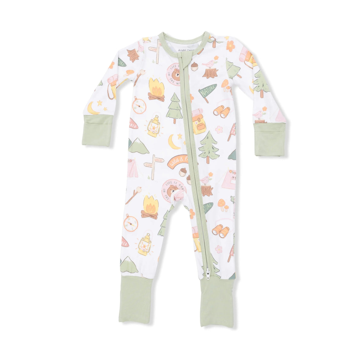 Angel Dear Camping Pink - Convertible Romper - 