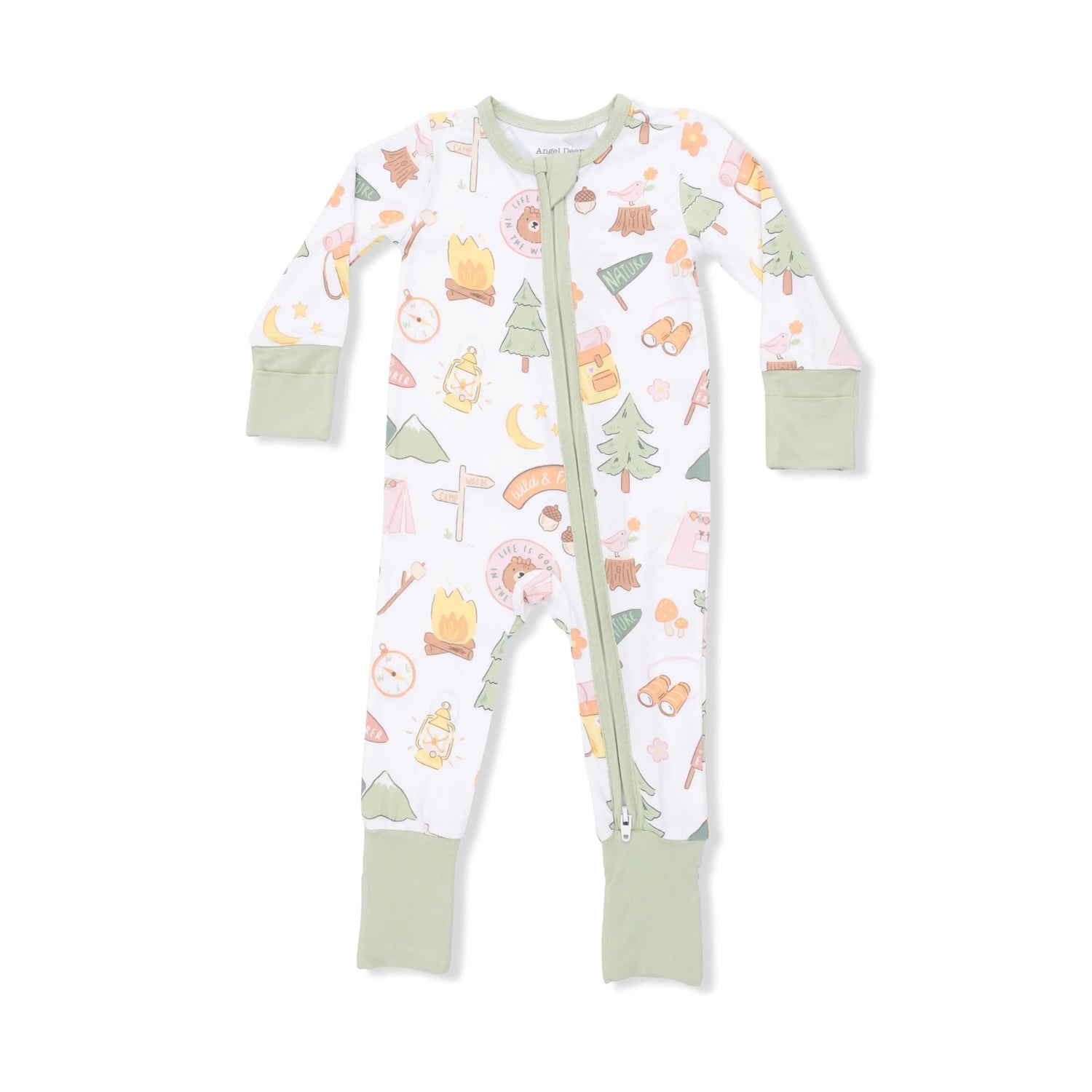 Angel Dear Camping Pink - Convertible Romper - 