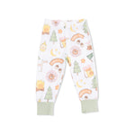 Angel Dear Camping Pink - Short Sleeve Loungewear Set - 