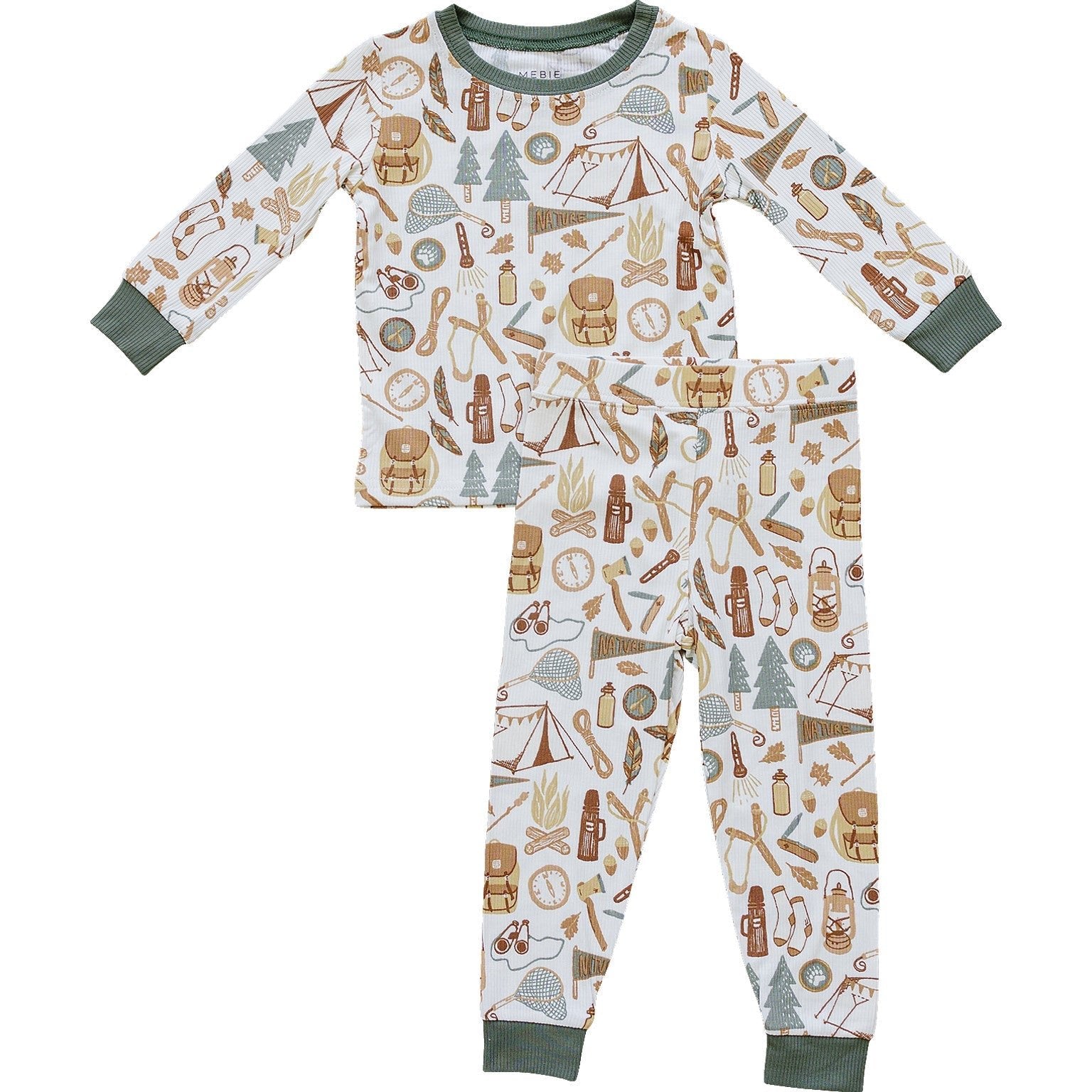 Mebie Baby Camping Trip Ribbed Bamboo Cozy Set for Babies and Toddlers Mebie Baby - 