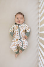 Mebie Baby Camping Trip Ribbed Bamboo Zipper - 