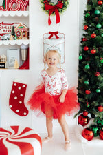 Mila & Rose ® Candy Cane Lane 3/4 Tutu Leotard - 
