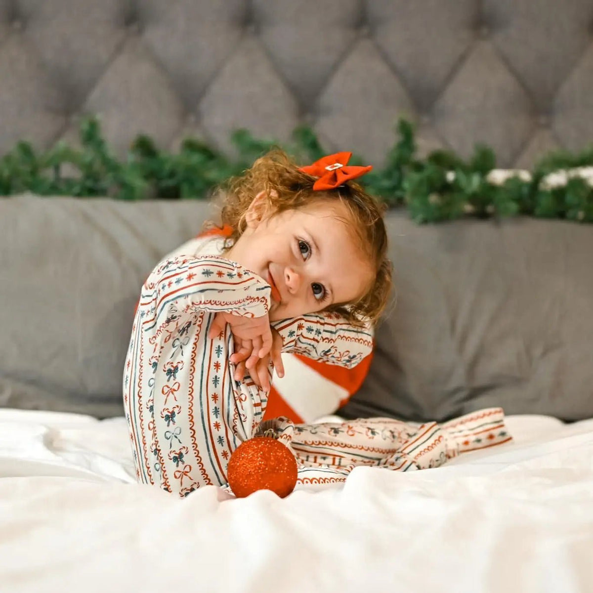 Little Joy Co. Candy Cane Lane Bamboo Christmas Pajamas - Zippy Everetts Place