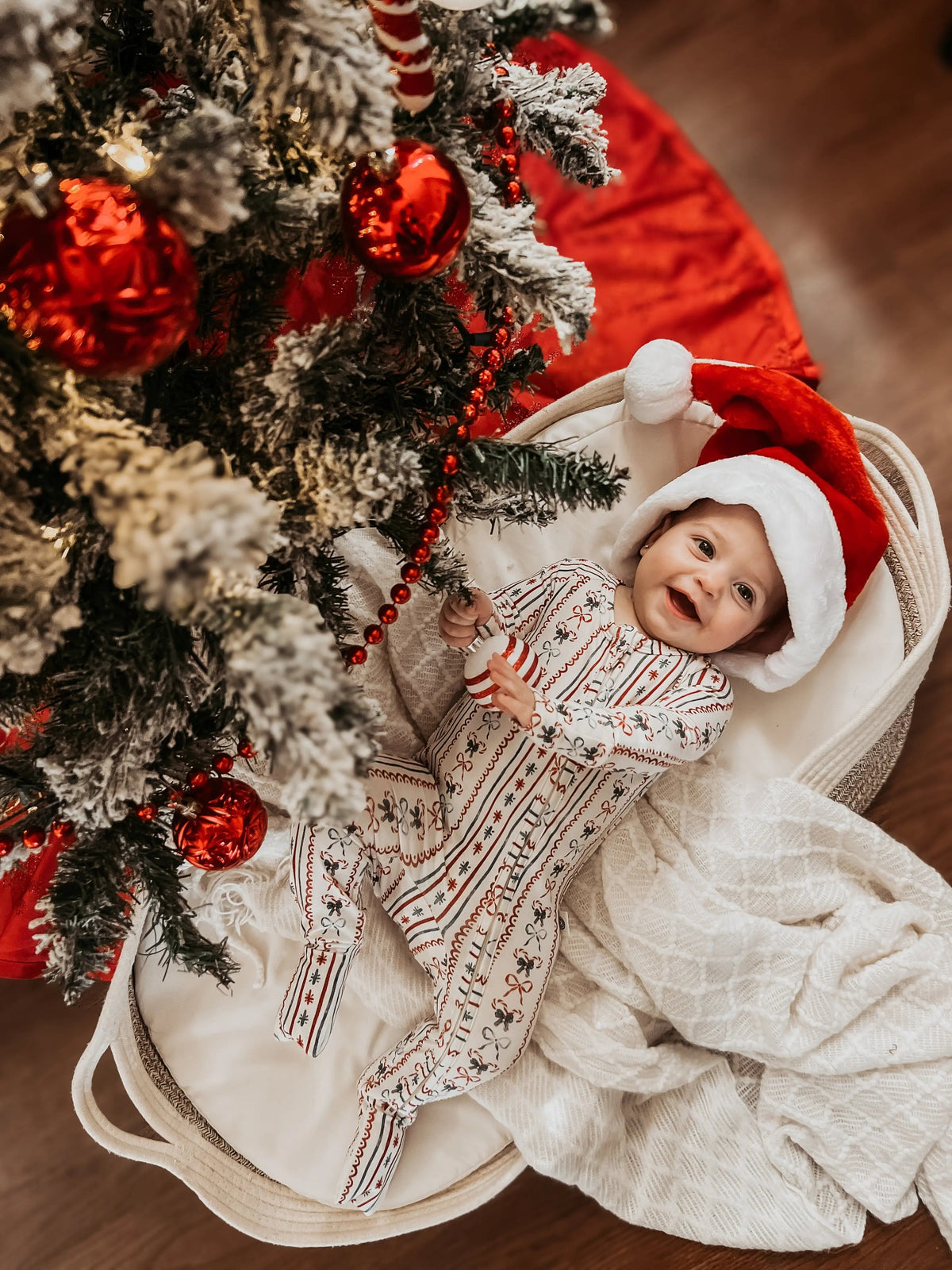 Little Joy Co. Candy Cane Lane Bamboo Christmas Pajamas - Zippy Everetts Place