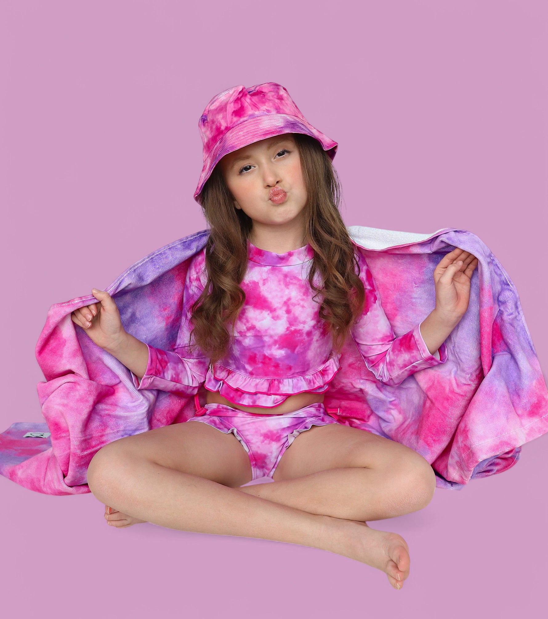DREAM BIG LITTLE CO Candy Clouds Dream Beach Towel Soft Absorbent 31.5 X 63 InchesEveretts Place