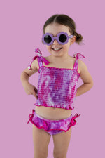 DREAM BIG LITTLE CO CANDY CLOUDS DREAM SMOCKED TWO PIECE SWIM SUITEveretts Place