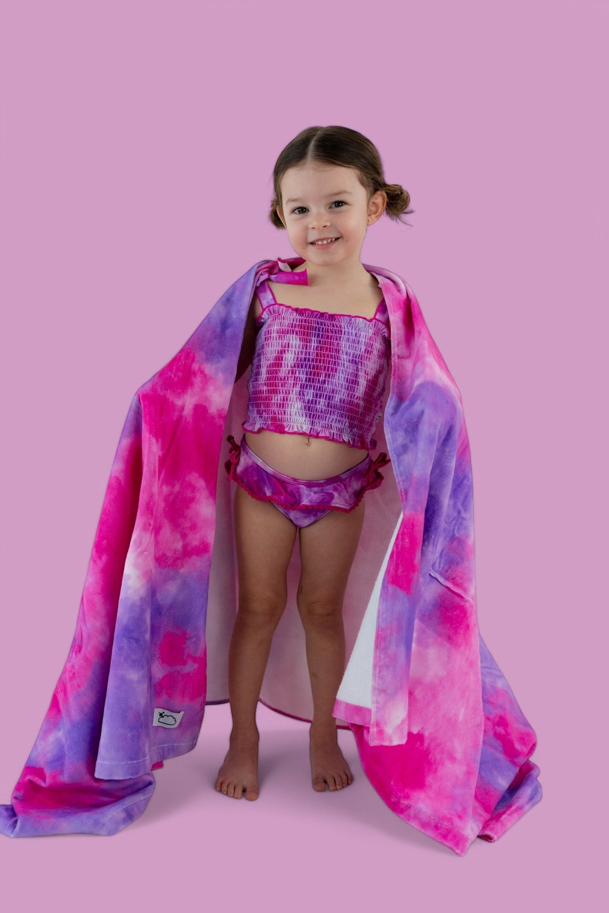 DREAM BIG LITTLE CO CANDY CLOUDS DREAM SMOCKED TWO PIECE SWIM SUITEveretts Place