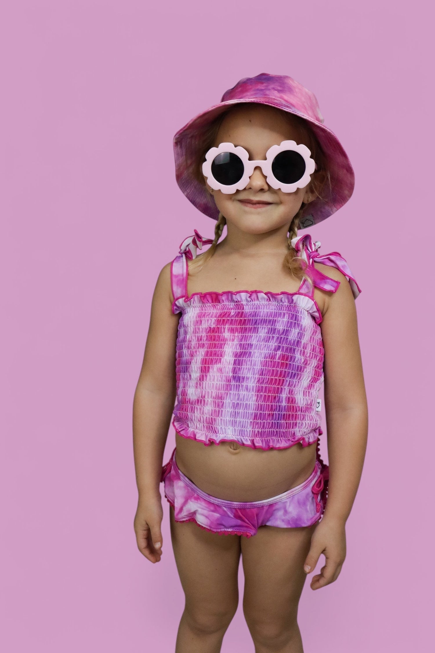 DREAM BIG LITTLE CO CANDY CLOUDS DREAM SMOCKED TWO PIECE SWIM SUITEveretts Place
