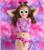 DREAM BIG LITTLE CO CANDY CLOUDS DREAM SMOCKED TWO PIECE SWIM SUITEveretts Place