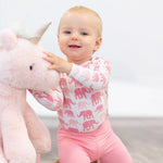Sweet Bamboo Candy Pink Flare Legging - 