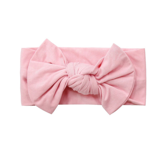 Candy Pink Knotted Baby Bow Hair Accessory For Comfort Sweet Bamboo Everetts Place: Online Boutique