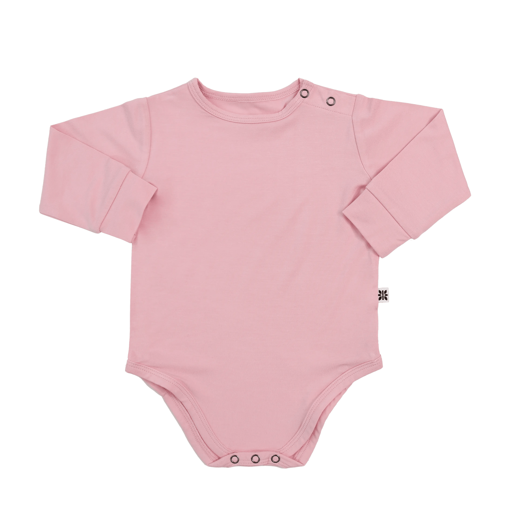 Sweet Bamboo Candy Pink Long Sleeve Bodysuit - 