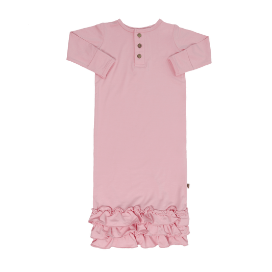 Candy Pink Ruffle Gown for Little Belle Homecoming Dress Sweet Bamboo Everetts Place: Online Boutique