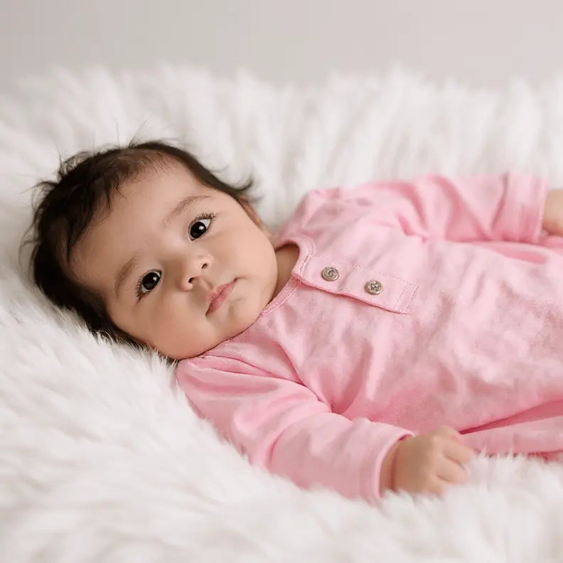 Candy Pink Ruffle Gown - Cheek, Sleeve, Baby & Toddler Clothing, Skin, Child | Everetts Place