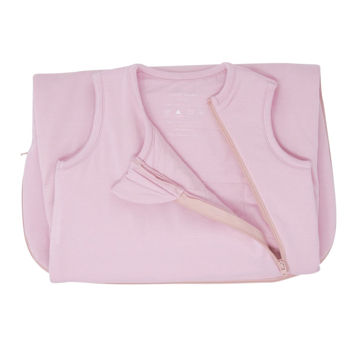 Sweet Bamboo Candy Pink Sleep Sack 30 Inch Baby 0 To 9 Months Soft - 