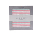 Newcastle Classics Candy Stripe Bamboo Muslin Crib Sheet with Tailored Fit for Infants - Everetts Place Boutique -