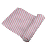 Newcastle Classics Candy Stripe Bamboo Muslin Swaddle Blanket for Soft and Breathable Baby Use - Everetts Place Boutique -