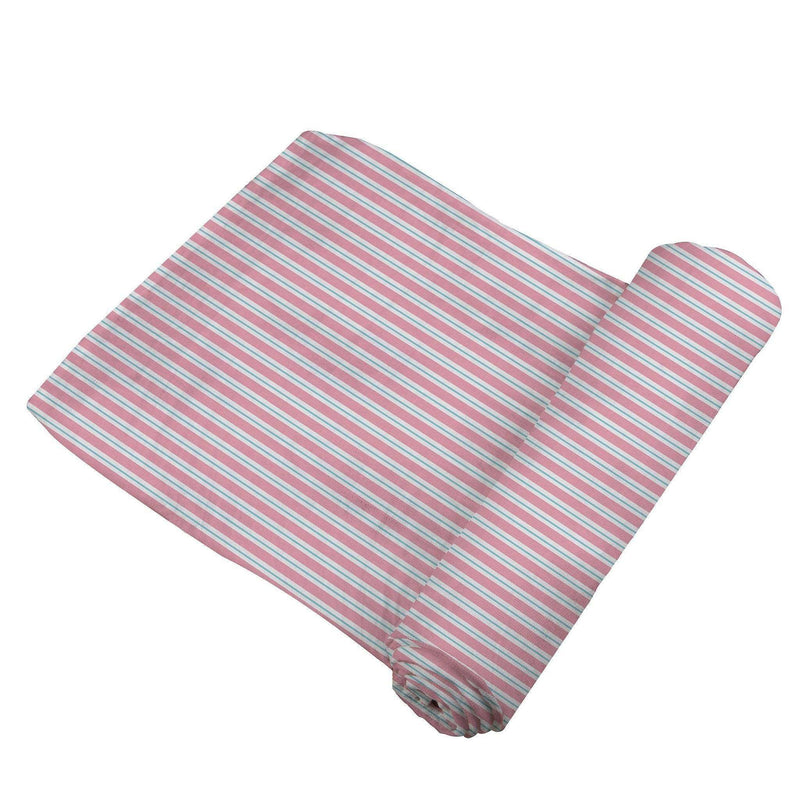 Candy Stripe Bamboo Muslin Swaddle - Everetts Place: Online Boutique - Kids & Babies