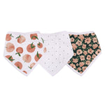 Newcastle Classics Canyon Sunset Bamboo Bandana Bibs 3 Pack Soft Absorbent for Babies - 