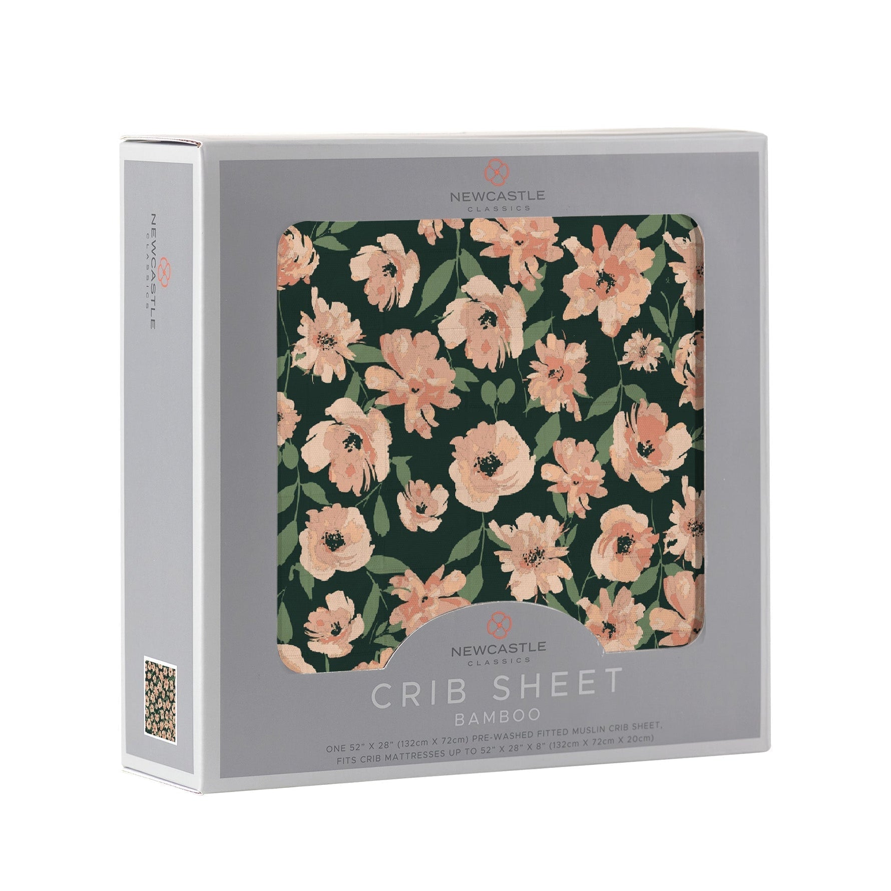 Newcastle Classics Canyon Sunset Flowers Bamboo Crib Sheet for Comfy Baby Sleep - Furniture > Baby & Toddler Furniture > Cribs & Toddler Beds Bamboo Crib Sheet