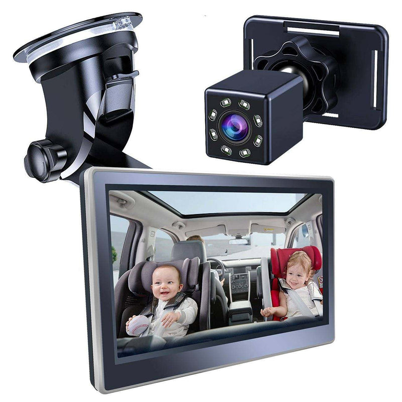 Car Infant Baby Infrared Night Vision Rearview Mirror - Everetts Place: Online Boutique - Car safety