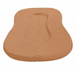 Little Mae & Co Caramel Brown Waffle Lounger Curve Cover - 