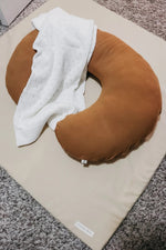 Little Mae & Co Caramel Ribbed Nursing Pillow Cover - 