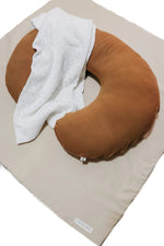 Little Mae & Co Caramel Ribbed Nursing Pillow Cover - 