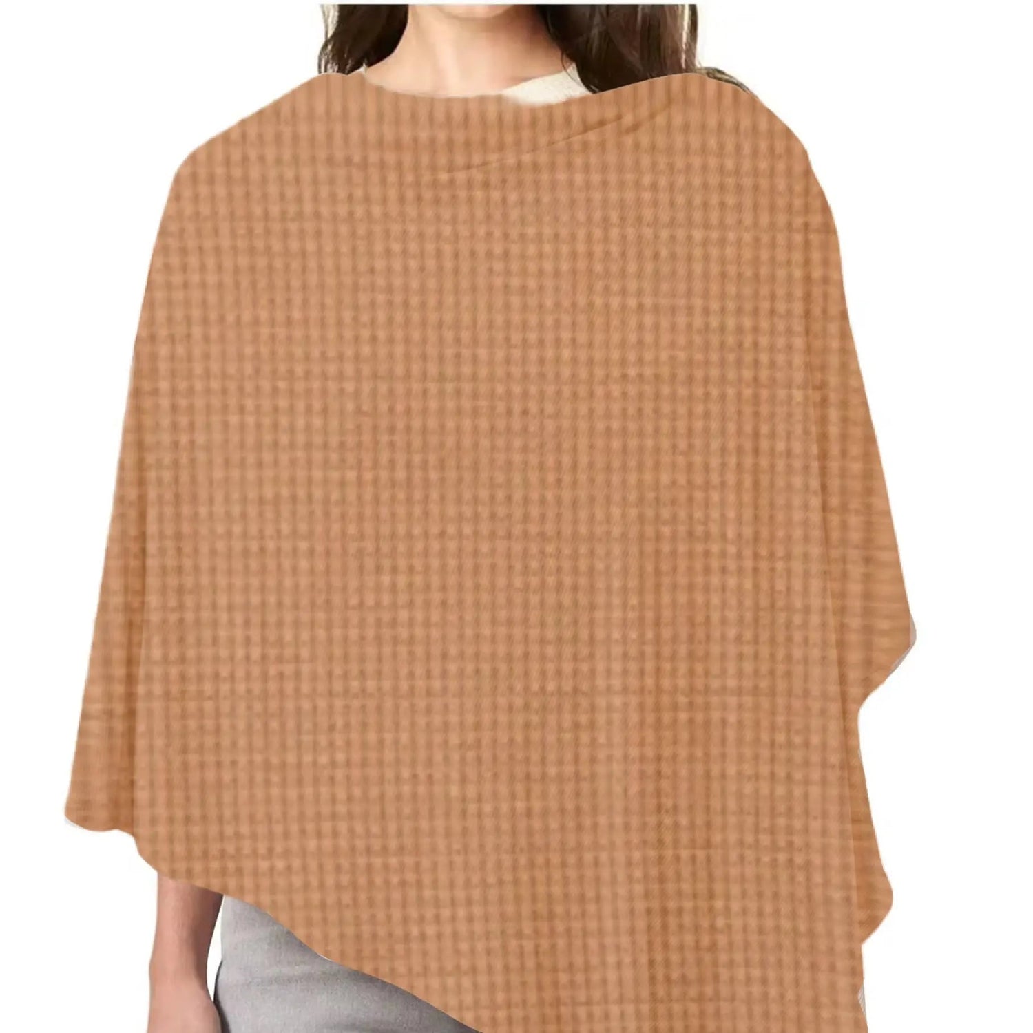 Little Mae & Co Caramel Waffle Car Seat Cover - 