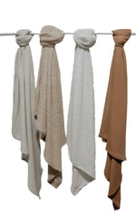 Little Mae & Co Caramel Waffle Knit BlanketEveretts Place
