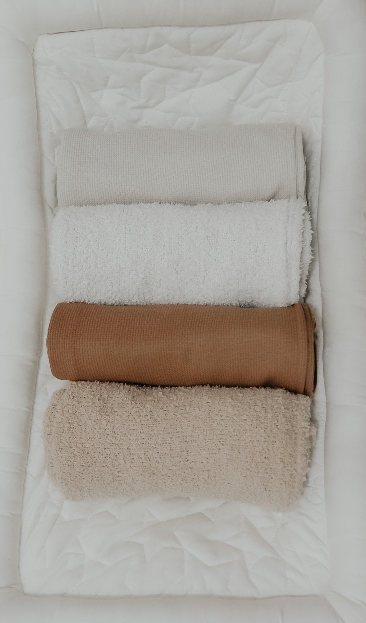 Little Mae & Co Caramel Waffle Knit BlanketEveretts Place