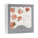 Newcastle Classics Carnelian Peaches Bamboo Muslin Blanket with Polka Dots for Babies - Everetts Place Boutique -