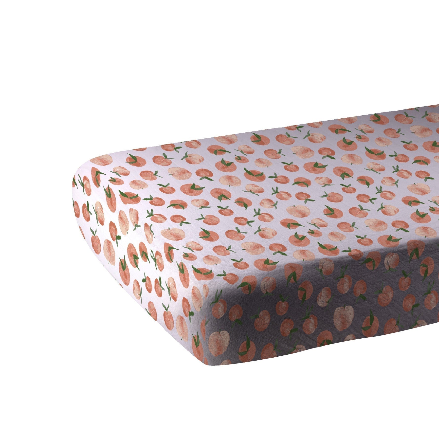 Newcastle Classics Carnelian Peaches Bamboo Crib Sheet with Breathable Soft Fabric for Babies - Home & Garden > Linens & Bedding > Bedding > Bed Sheets Bamboo Crib Sheet
