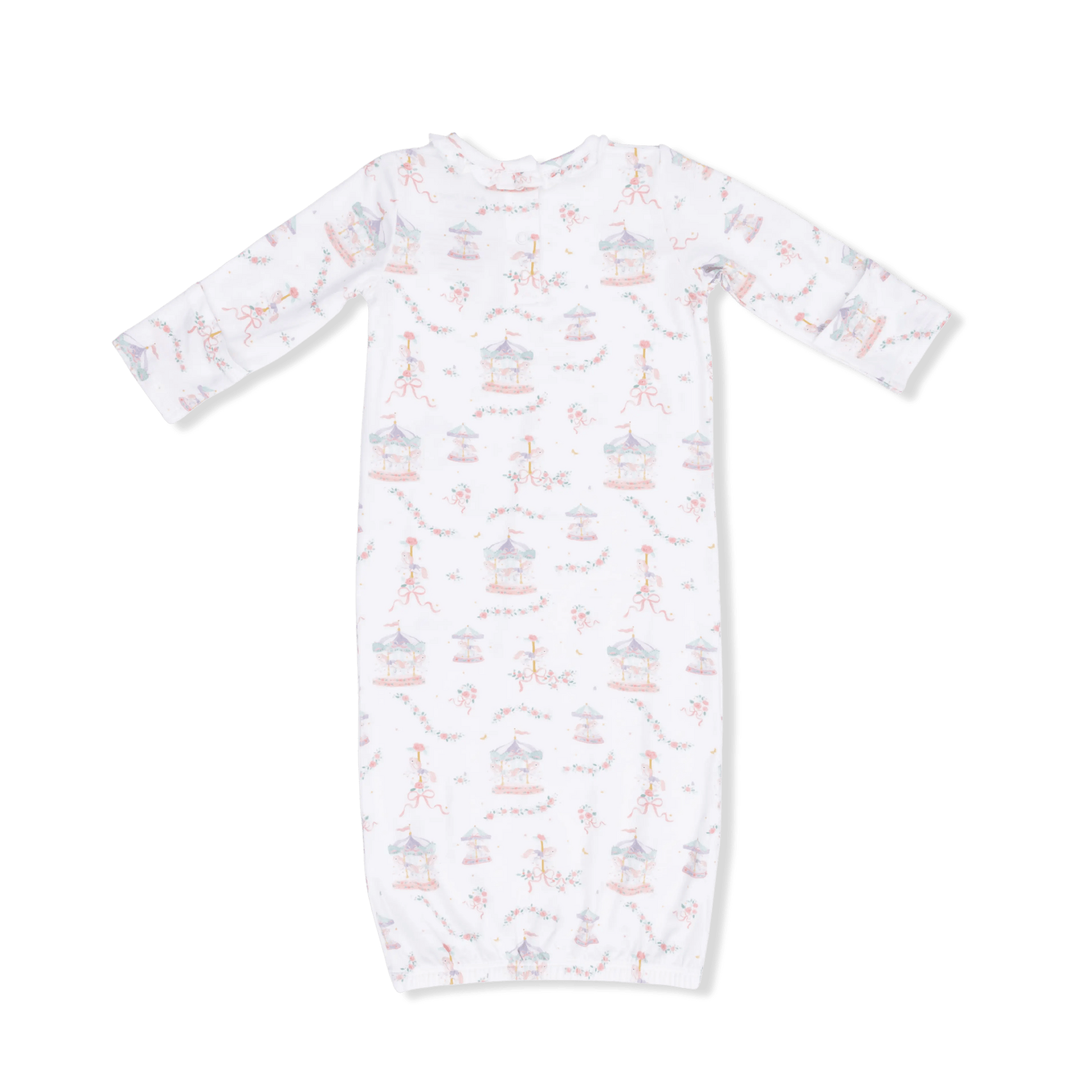 Angel Dear Carousel with Bows - Kimono Gown & Knot Headband - 