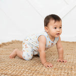 Bestaroo Carrot Crew Shortall Baby Sleeveless Bamboo One Piece For Summer - 