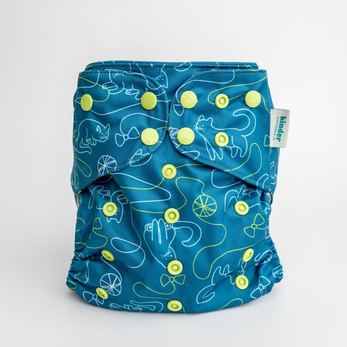Animals and Insects: Essentials Pocket Cloth Diaper with Athletic Wicking Jersey, Grows with your Baby - Everetts Place Boutique - Pocket Diaper