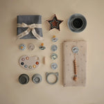 Mushie Cat Teether for Babies Made from Non-Toxic Food Grade Silicone Easy to Grip Safe and Stylish Design -