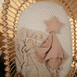 Mushie Cat Teether for Babies Made from Non-Toxic Food Grade Silicone Easy to Grip Safe and Stylish Design -