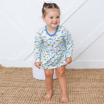 Bodysuit Dress - Catch of the Day Print by Bestaroo